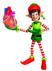 elves with anatomical heart