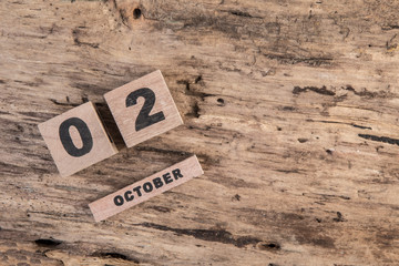 template for october