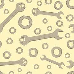 Seamless wrenches and nuts