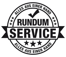 RUNDUM Service - Alles aus einer Hand! Stempel