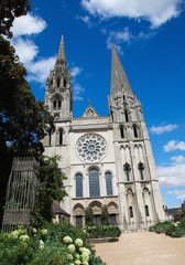 Fototapeta na wymiar Chartres Cathedral