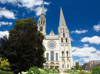 Fototapeta na wymiar Chartres Cathedral