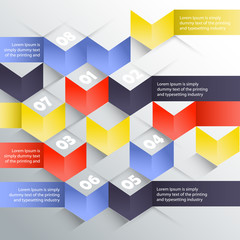 Inforgraphic elements - Transparent shadows , easy to place on all surfaces