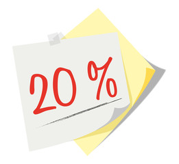 Post it | Notizzettel | Rabatt 20 % Aktion