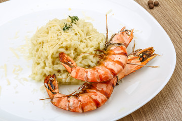 Risotto with prawn