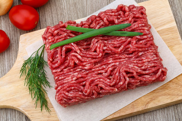 Raw minced meat