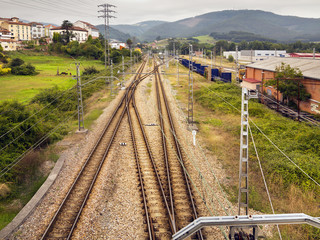 Ferrocarril en Pravia. Asturias