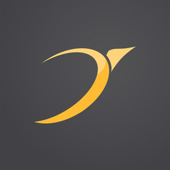 Bird icon concept sign