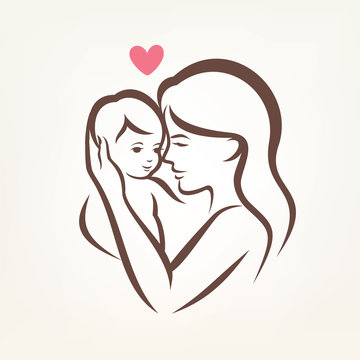 Mother Sketch Images  Browse 56079 Stock Photos Vectors and Video   Adobe Stock