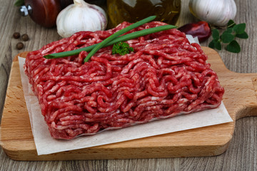 Minced beef meat