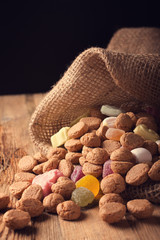 Jute bag with pepernoten