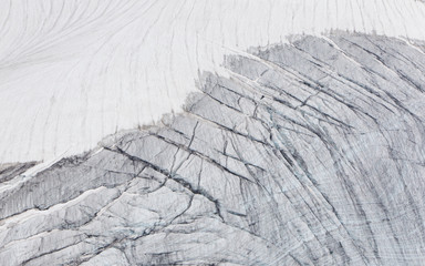 Close view of a glacier