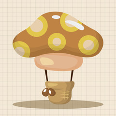 style hot air balloon theme elements