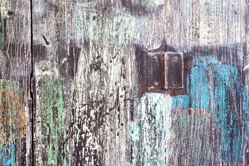 Old painted wood wall - texture or background