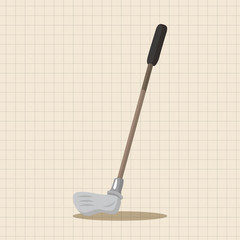 golf equipment theme elements