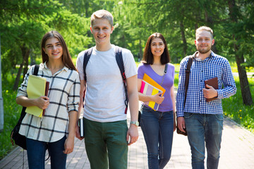 Group of student outdoor