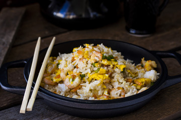 fried rice with shrimp