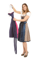 Frau in bayrischer Tracht 