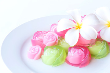 Thailand's traditional jelly dessert