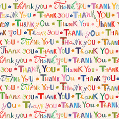 Thank you. Colorful seamless pattern