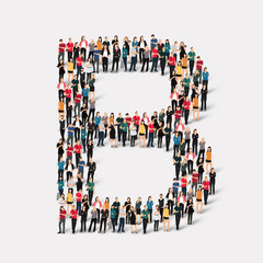 group  people  letter form