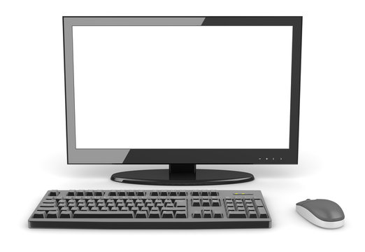 Black desktop PC