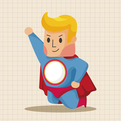 superman theme elements