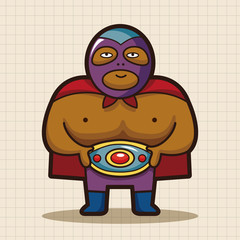 Wrestler theme elements