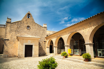 Fototapeta na wymiar the old chapel in the Sanctuary of Cura