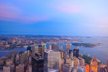 Fototapeta premium Downtown Manhatton New York