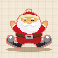 santa claus theme elements