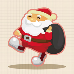 santa claus theme elements