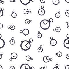 seamless pattern with clock