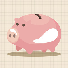 piggybank theme elements