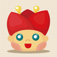 flower elf theme elements