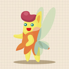 flower elf theme elements