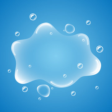 Water splash. Vector illustration