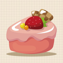 decorating cake theme elements