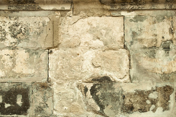 Old white brick masonry texture