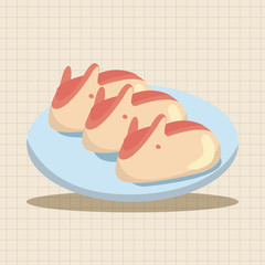 chinese food theme elements