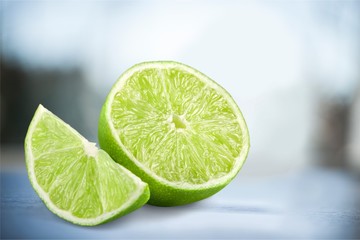 Sliced lime.