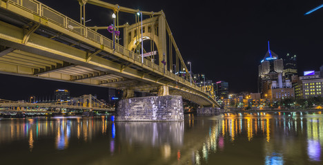 Pittsburgh at night