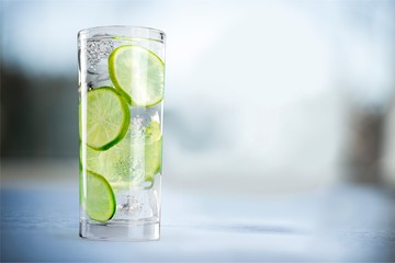Ice water.