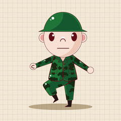 people theme soldier elements