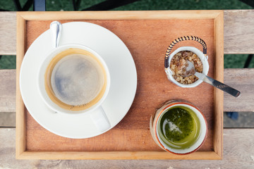 Coffee tray