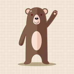 animal cartoon theme elements