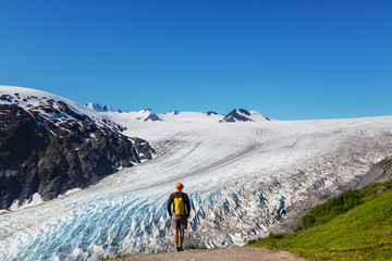 Hike in Exit glacier