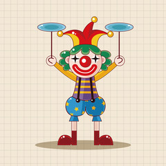 clowns theme elements