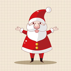 santa claus theme elements