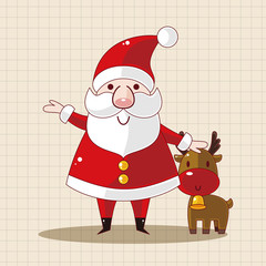 santa claus theme elements
